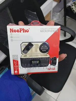 Neepho Dual Clip-on Microphone With Charging Case – Np-58