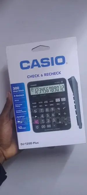 Casio Check Recheck 12 Digit 300 Steps Check Calculator