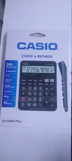 Casio Check Recheck 12 Digit 300 Steps Check Calculator