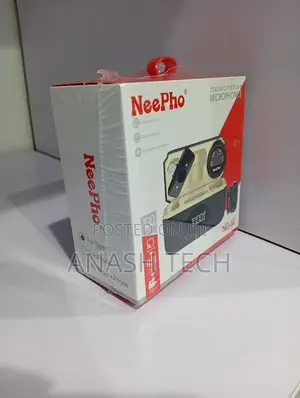 Neepho Np-58 Wireless Lavalier Microphone 2tx+1rx for iPhone Android
