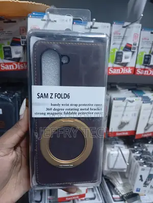 Brown Leather Protective Cover for the Samsung Galaxy Z Fold6
