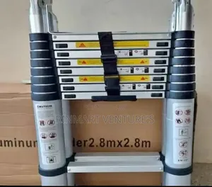 Double Telescopic Aluminum Ladder 5.8m