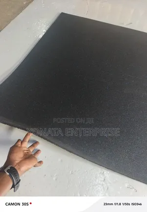 1m by 1m Rubber Tile 15mm Thick