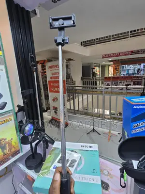 Portable Selfie Stick Bluetooth Tripod Phone Holder Stand