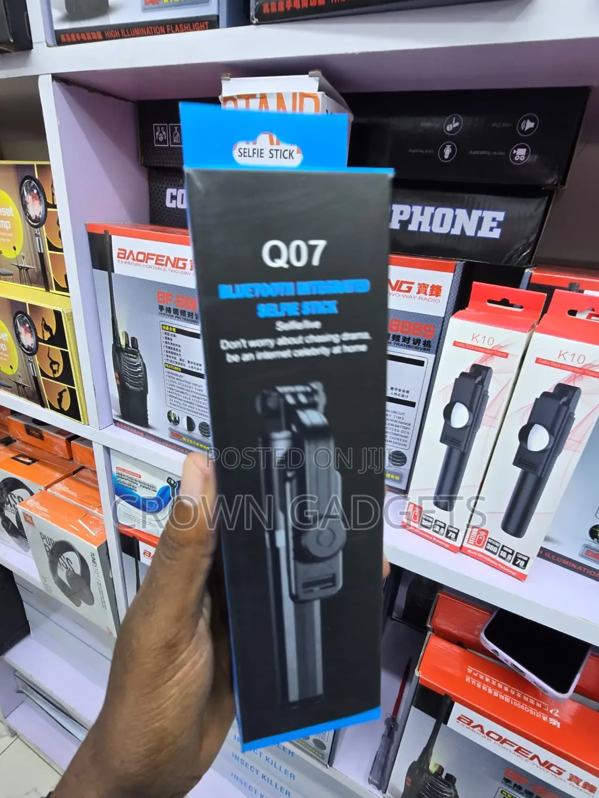 Bluetooth Selfie Stick With Remote Control Phone Stand