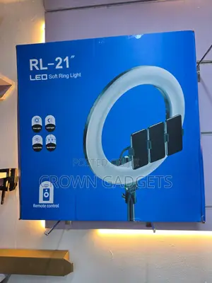21” Led Soft Ring Light Tripod Kit For Video Streaming