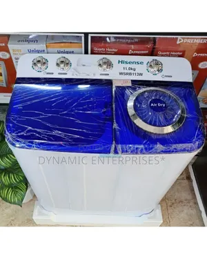 Hisense Twin Tub Top Load Semi Automatic Washing Machines;
