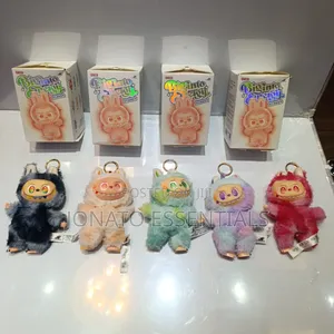Pop Mart Labubu Macaron Plush Key Chain Toy, Collectible