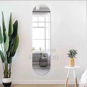 *Peel and Stick Unbreakable Mirror