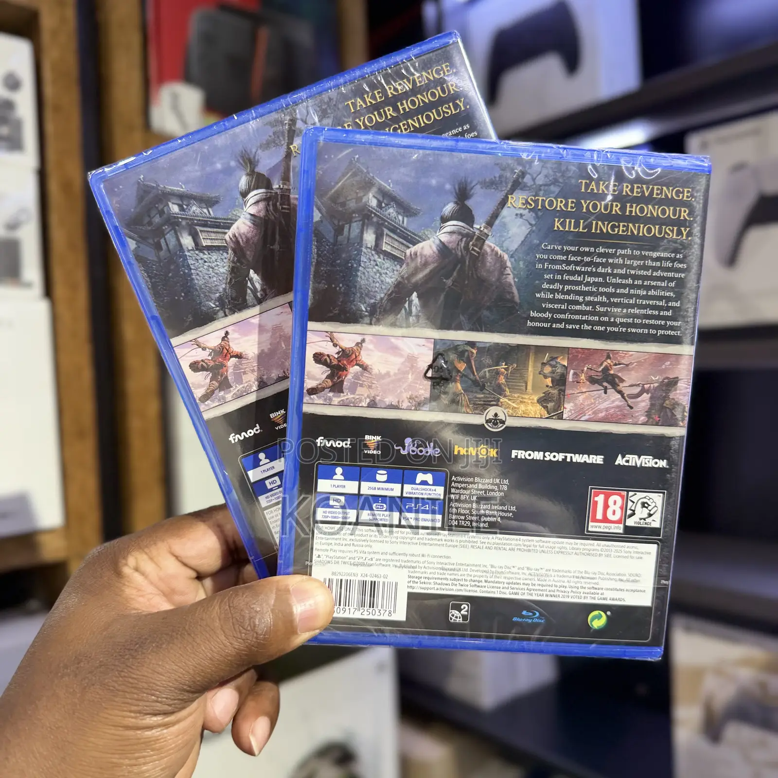 Ps4 Sekiro Shadows Die Twice