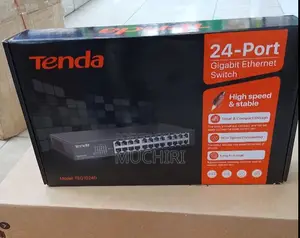 Tenda 24 Port Rackmount Poe Switch Gigabit
