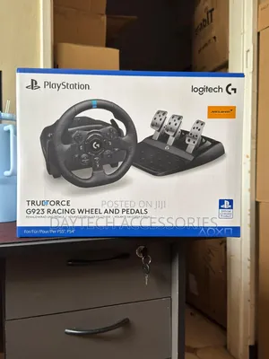 Logitech G923 Racing Wheel and Pedals for Ps5, Playstation 4, and Pc.