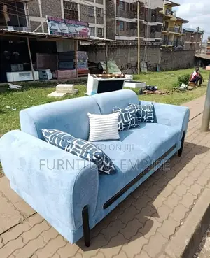 Light Blue 3 Seater Sofa