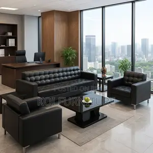 Office Sofa; 5-Seater Reception and Meeting Luxury Office Sofa