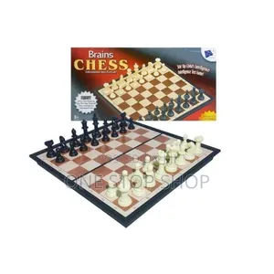 Brand New Foldable Magnetic Brain Chess Board Game