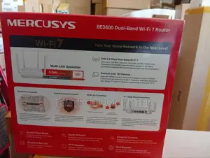 Mercusys Be3600 Dual Band Wi-Fi 7 Router Mr25wbe