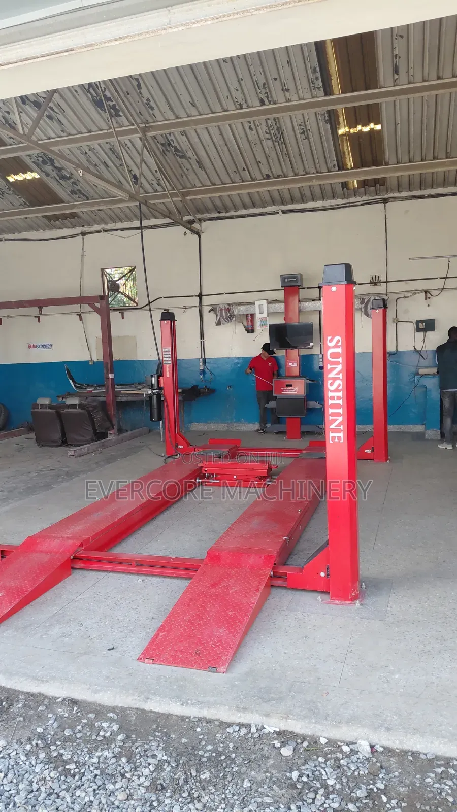 Heavy Duty Car Lifting Machine Fully Automatic Wheel Alignment + Lift.