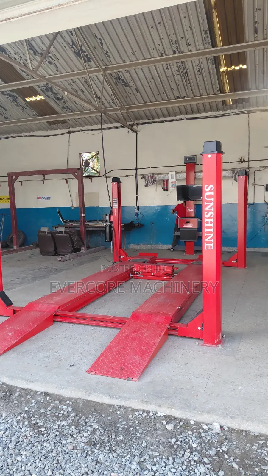 Heavy Duty Car Lifting Machine Fully Automatic Wheel Alignment + Lift.