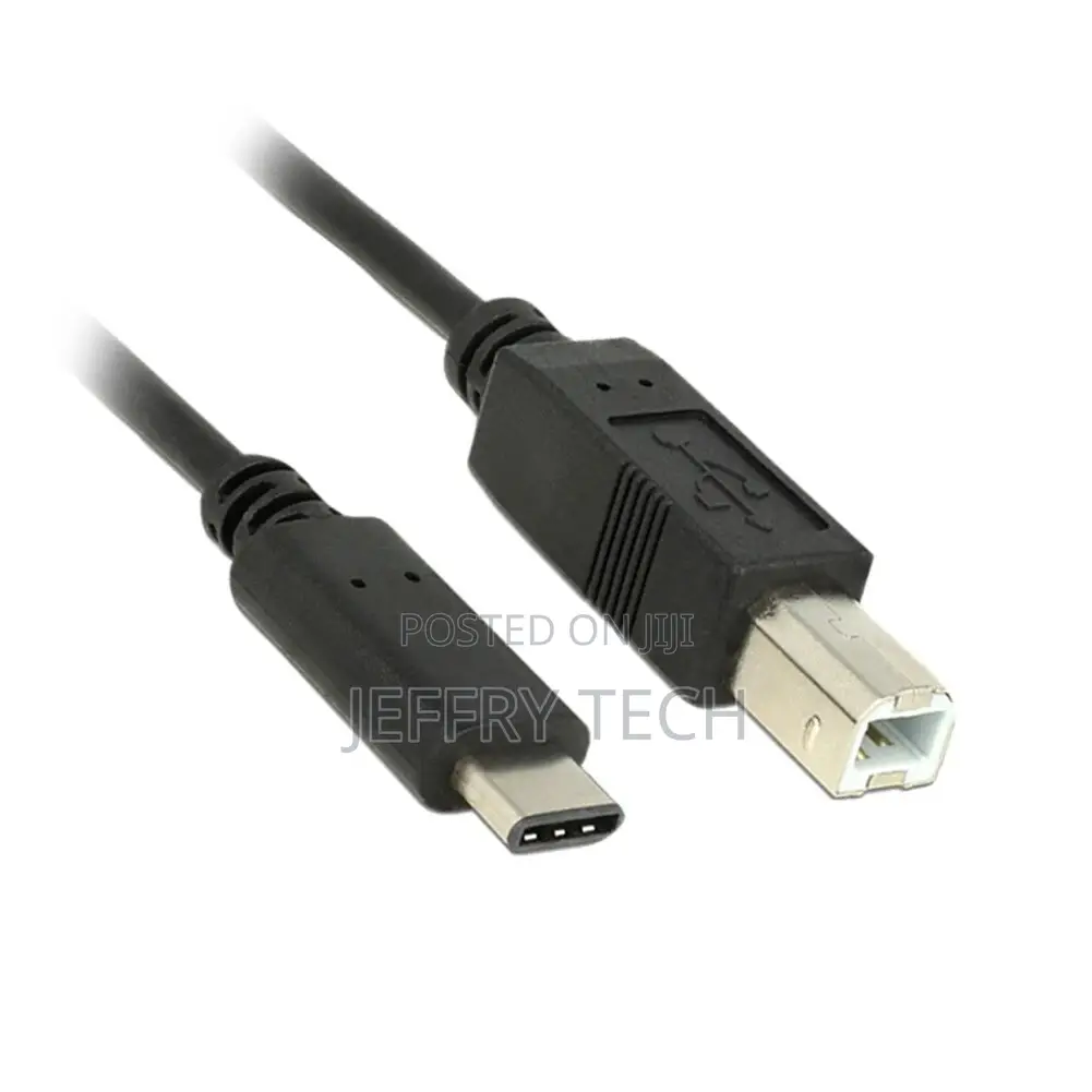 Usb 3.1 Type-C to Type-B Printer Cable – 1m for Laptop Macbook Scanner
