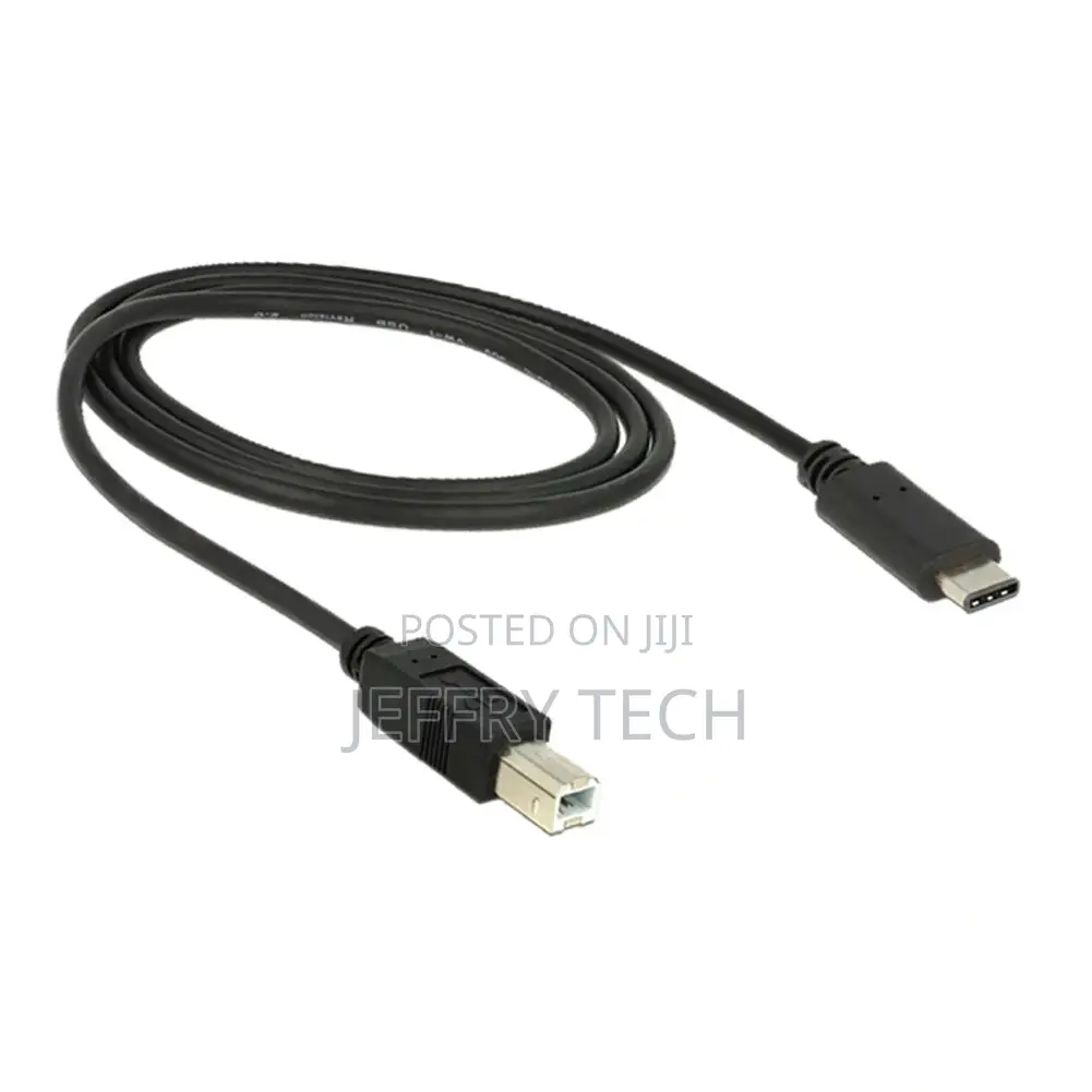 Usb 3.1 Type-C to Type-B Printer Cable – 1m for Laptop Macbook Scanner