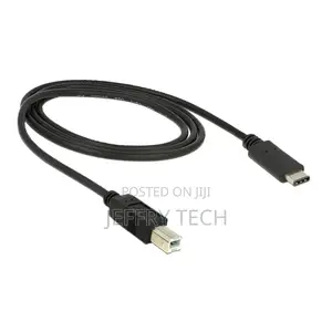 Usb 3.1 Type-C to Type-B Printer Cable – 1m for Laptop Macbook Scanner