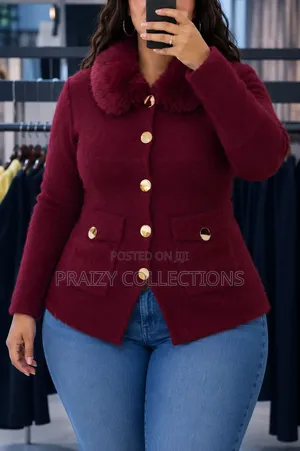 Luxury Warmth, Timeless Style Blend Coat - Soft Fur Collar
