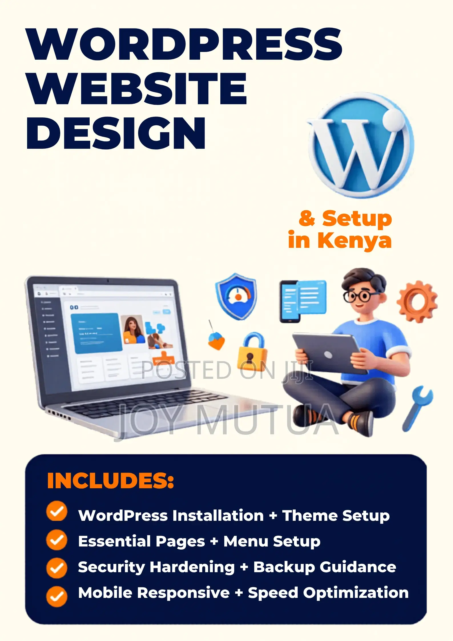 Wordpress Website Design Setup – Kenya