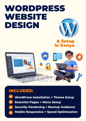 Wordpress Website Design Setup – Kenya