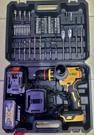 Dewalt Cordless Drillset 198v Brushless 13mm Chuck 6ah Battery