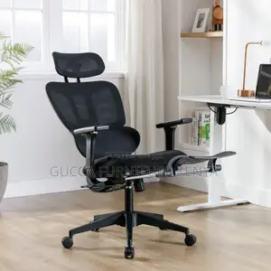 Executive Reclining Ergonomic Chair With Footrest