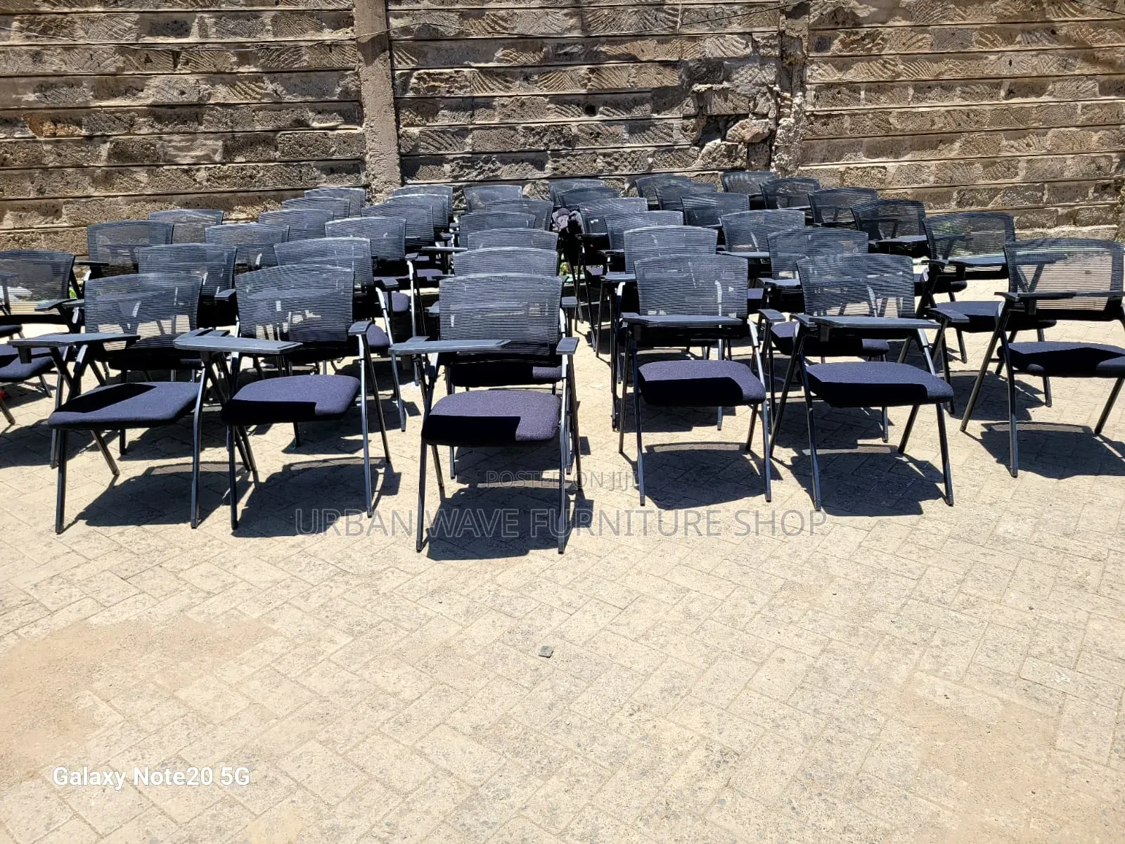 Black Foldable Exam Chair