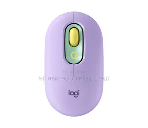 Logitech Pop Mouse Lavender Multi Device Wireless Mouse
