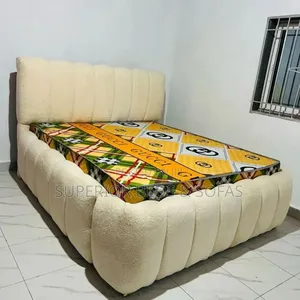 Cream Queen Size Bubble Bed (5×6)