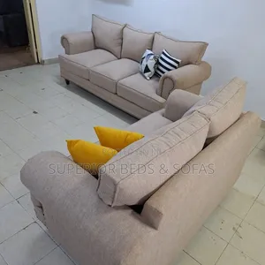 Classic Beige Sofa Set