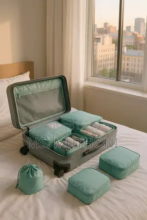 9pcs Luggage Suitcase Packing Cubes and Organizers.