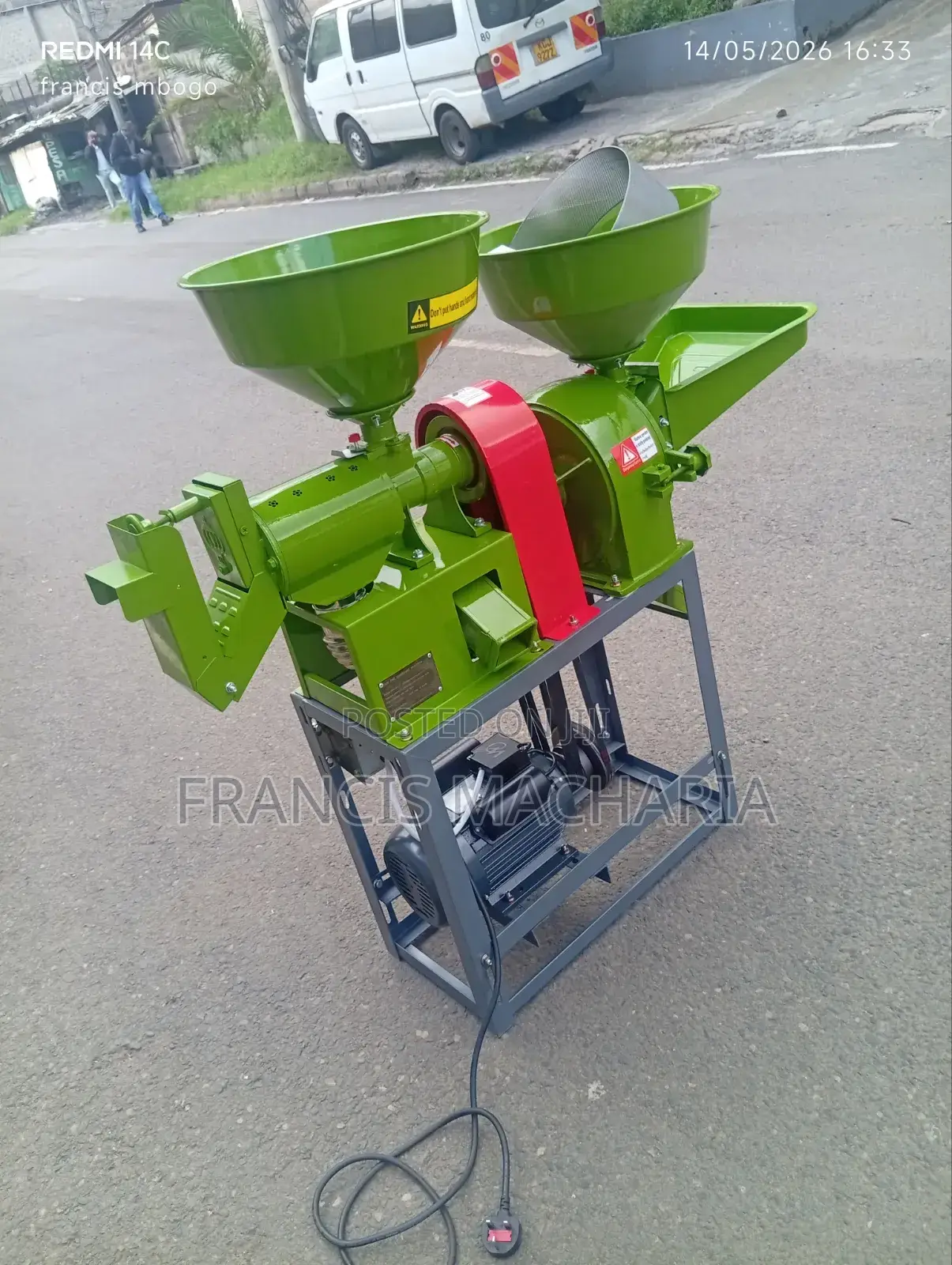 Combined Maize /Rice Mill Machine
