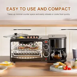 3 in 1 Breakfast Maker - Oven , Pan, Coffee Maker