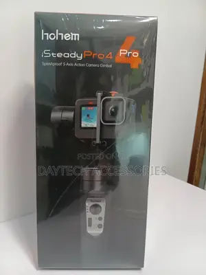 The Hohem Isteady Pro 4 3-Axis Action Camera Gimbal Stabilizer - Black