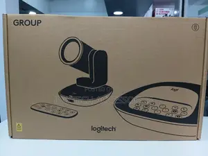 This Is a Logitech Group Video Conferencing System - Black