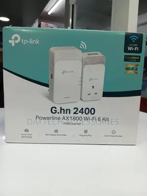 This Is a Tp-Link Pgw2440 Kit G.Hn2400 Powerline Ax1800 Wi-Fi 6 Kit.