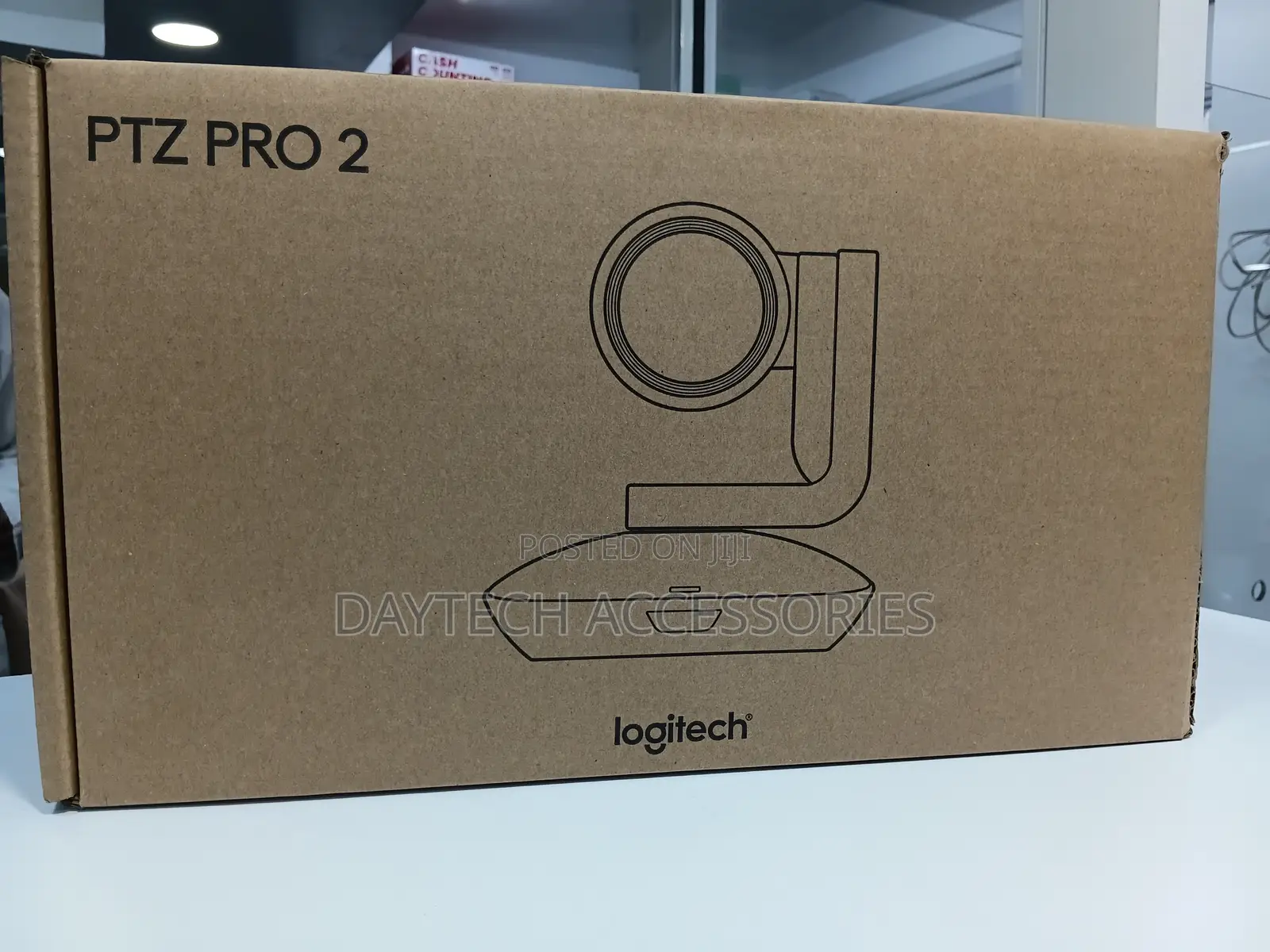 This Is a Logitech PTZ Pro 2 Video Conferencing Camera.
