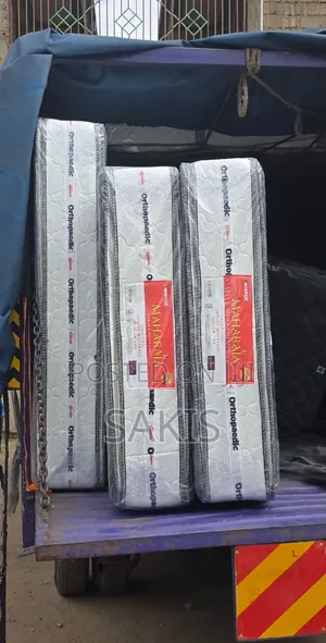 Maharaja Orthopedic! 5 by 6, 10 Inch Spring Mattresses. Free Delivery