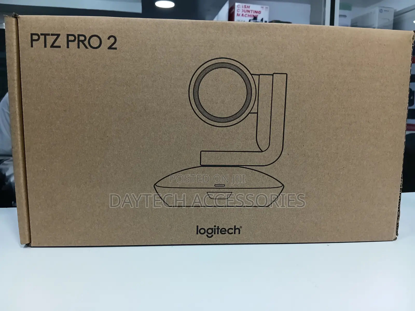 The Logitech PTZ Pro 2 Video Conferencing Webcam in Black
