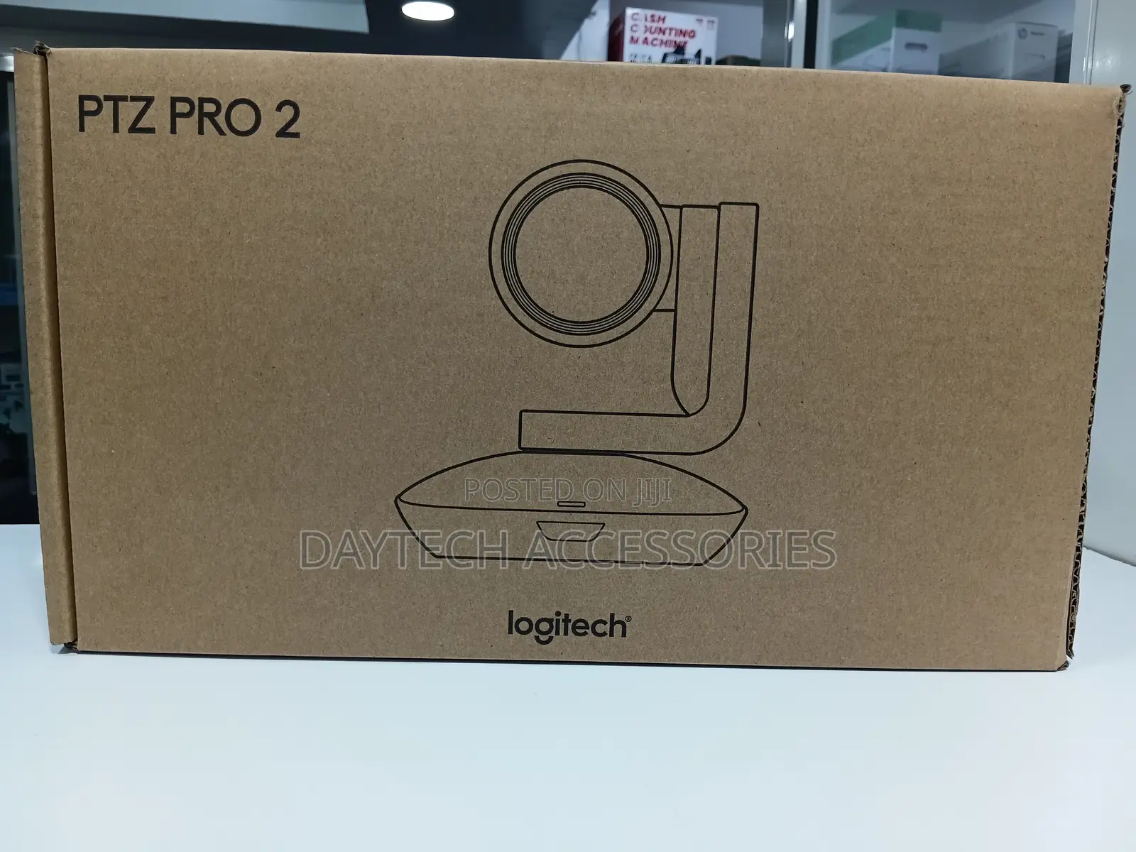 The Logitech PTZ Pro 2 Video Conferencing Webcam in Black