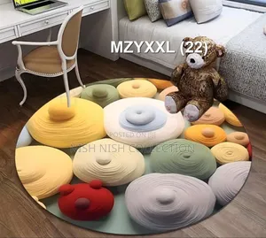 Round Carpet Soft Fleece Mat