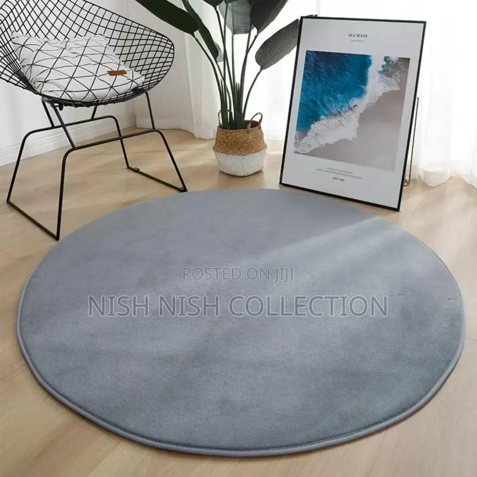 Round Carpet Soft Fleece Mat