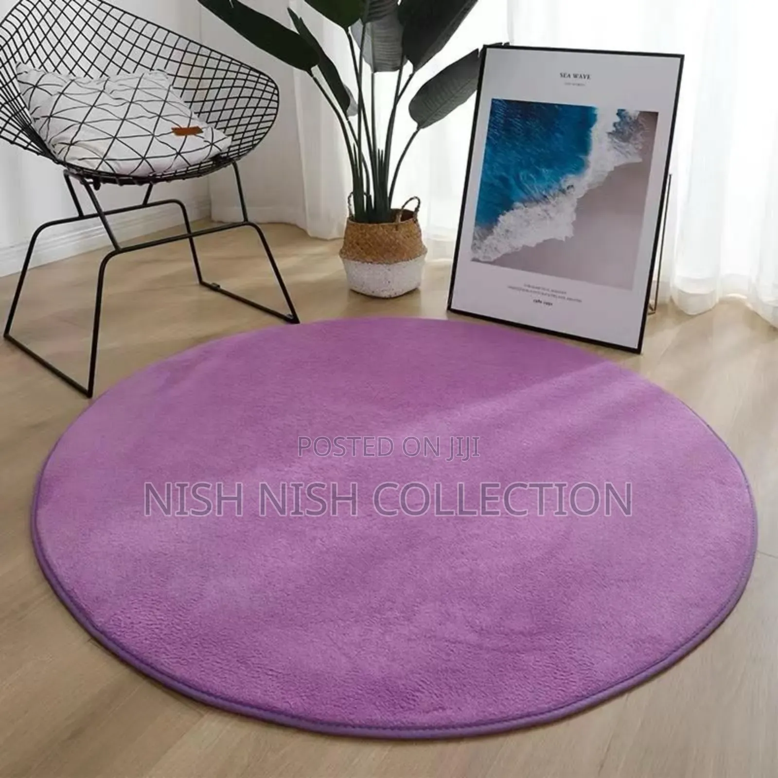 Round Carpet Soft Fleece Mat