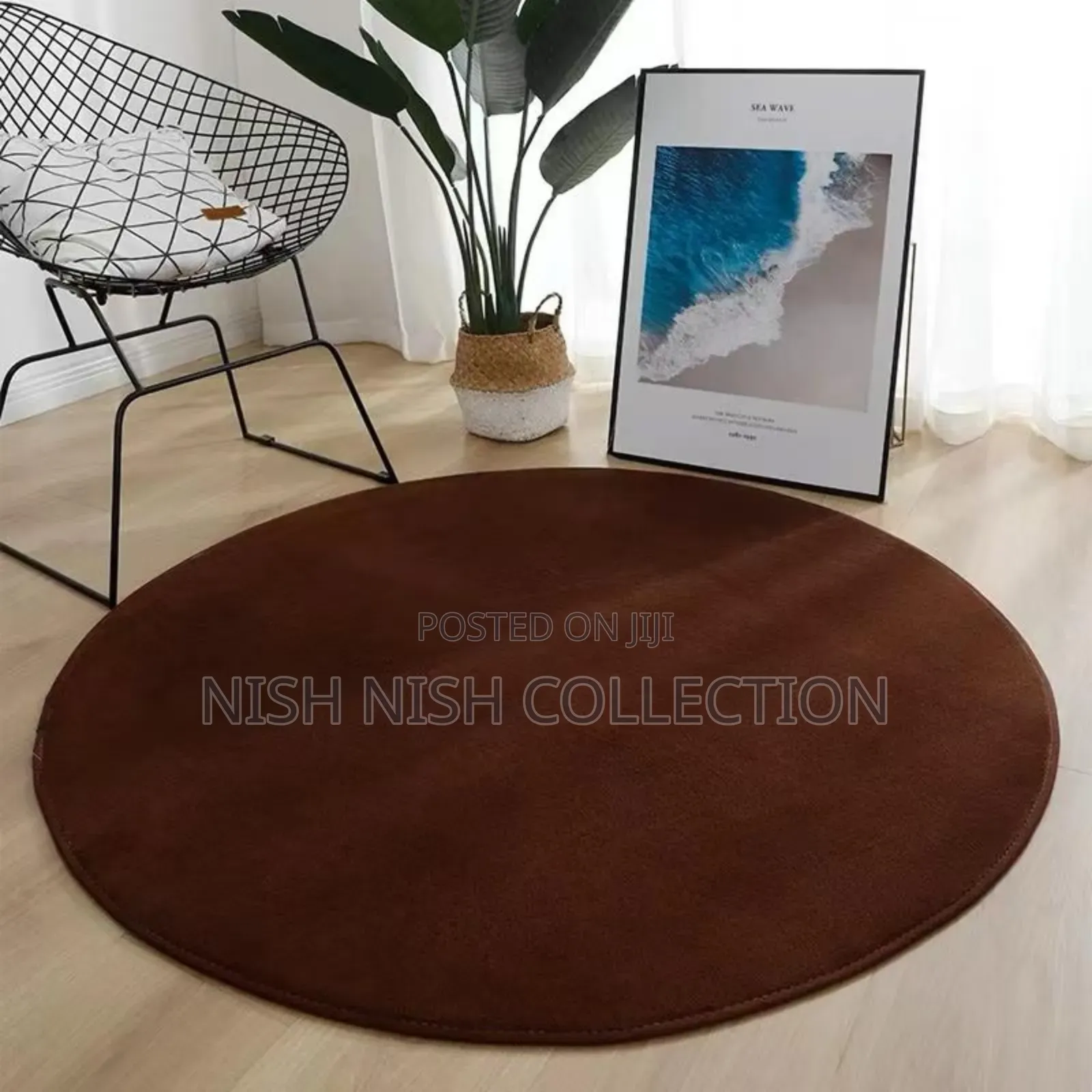 Round Carpet Soft Fleece Mat