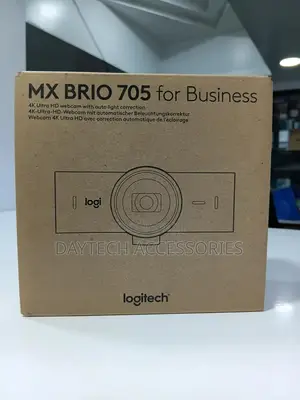 Mx Brio 705 Logitech Webcam - Black