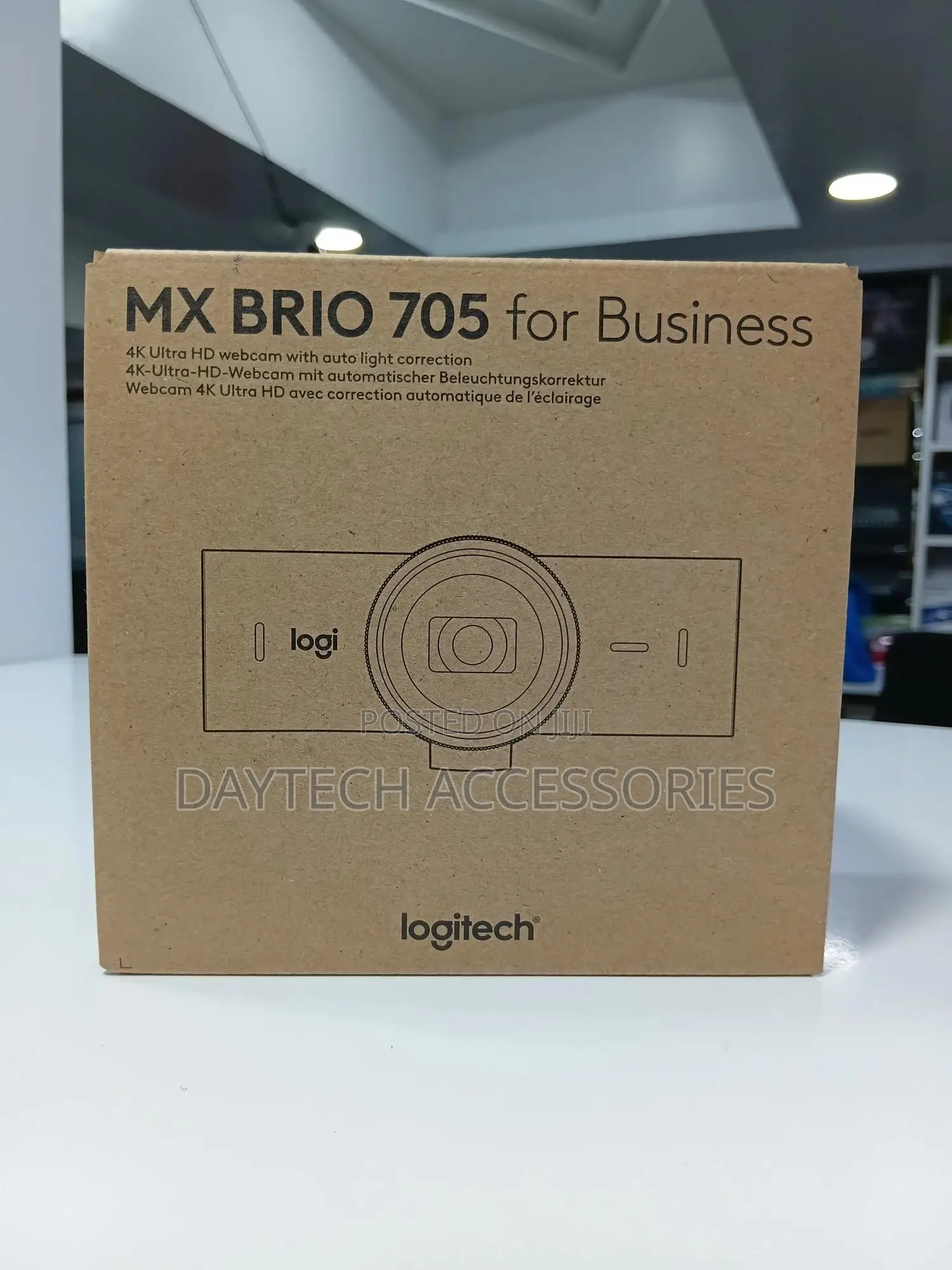 Mx Brio 705 Logitech Webcam - Black